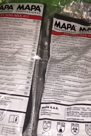 MAPA GUANTES MAPA TECHNI MIX NEGRO 7 - 8 - 9