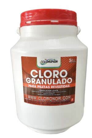 CLORO GRANULADO DISOLUCION LENTA X 5 KG